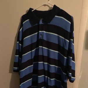 Blue striped shirt